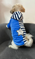 Stylish and cutest sweater for your Pet’s Winter Wardrobe with a Star Logo. Made from 100% Knitted Cotton, it is super soft and lightweight on your pet's skin. Available in Red and Blue Colour.