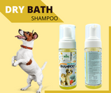 Basil Moisturizing Dry Bath Shampoo For Dogs And Cat – 150 Ml