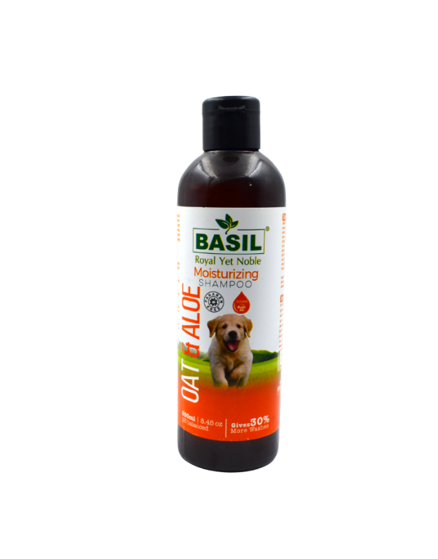 BASIL SHAMPOO Moisturizing Shampoo (Oat & Aloe) 250Ml