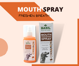 Basil Dog Mouth Freshening Spray Herbal (Cinnamon Flavor) 130 Ml Pet Mouth Freshener