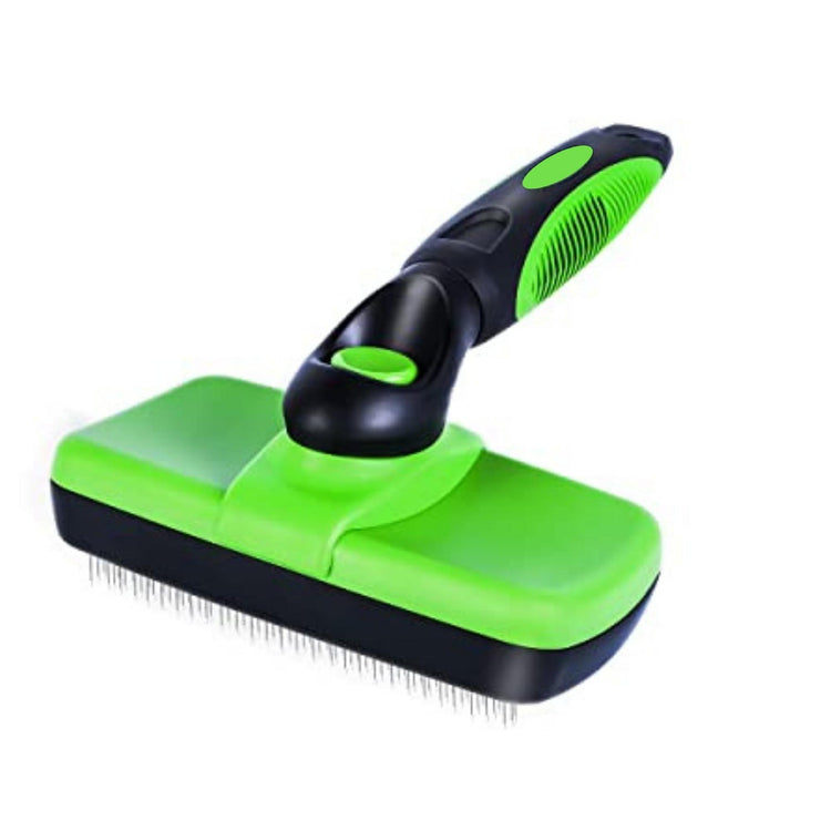 Pet Self Cleaning Slicker Brush With Ergonomic Non-Slip Handle For Pet Grooming