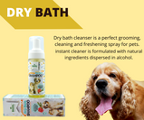 Basil Moisturizing Dry Bath Shampoo For Dogs And Cat – 150 Ml