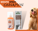 Basil Dog Mouth Freshening Spray Herbal (Cinnamon Flavor) 130 Ml Pet Mouth Freshener