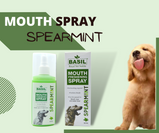 Basil Mouth Freshening Spray Herbal (Spearmint Flavor) 130Ml Pet Mouth Freshener