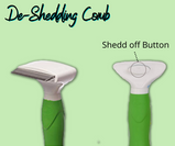 Basil De-Shedding Comb (With Auto Release Button)