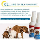 BIOLINE Pee Training Spray Train Where to Urinate do Potty Indoor & Outdoor for Cat & Dog with Natural Extracts | Keep Smelling Fresh | Pet Area Freshener | Pack of 2 | 50ml