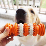 Dog Toy Rubber Molar Dumbbell & Teething Stick Bite Toy For Pets