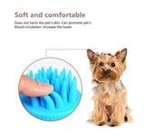 Pets ScrubBuster Silicon Dog Washing Brush With Built-In Shampoo Reservoir