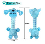 Dog Plush Toys With Long Neck Interactive Dog Squeaky Toys Durable Chew Toys For Teeth Cleaning
