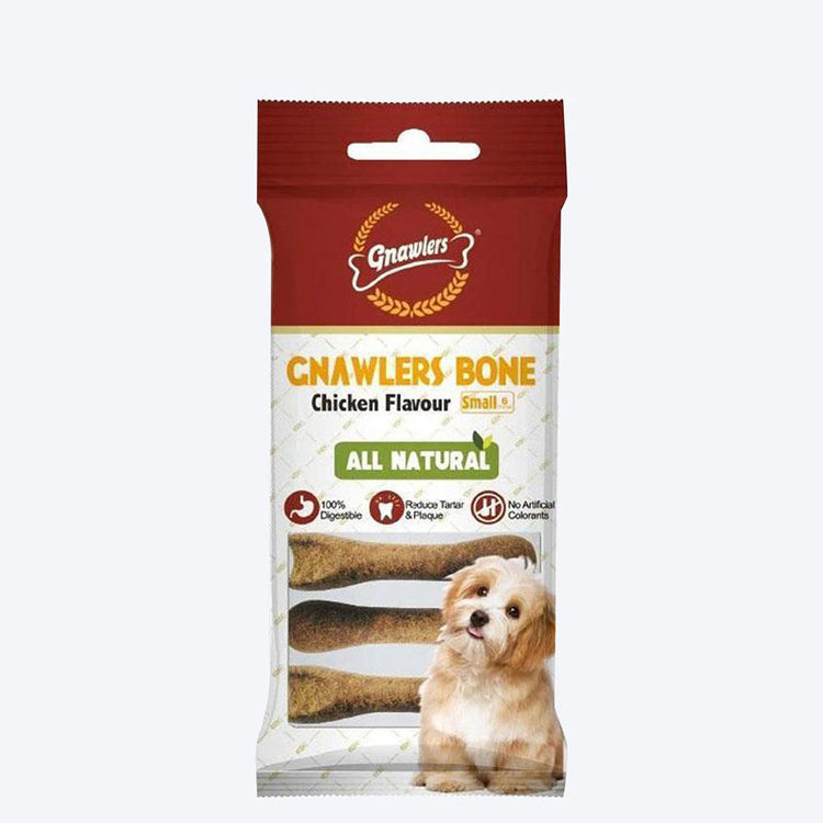 Gnawlers Chicken Bone – 6 In 1 Pack – 108gm