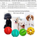 Pet Toy Ball Non-Toxic Bite Resistant Toy Ball For Dog And Cat, Treat Feeder & Tooth Cleaning Ball – Large