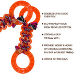 Tails Toss & Tug Rope Dog Rubber Toy For Medium And Large Breed Dogs…