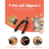 Pet Nail Clipper,Kitten And Dog Grooming Kit,Easy And Safe To Use