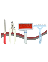 Pet Grooming Kit For Dogs & Cats With Pet Brush And Comb, Professional Nail Cutter With Filer.