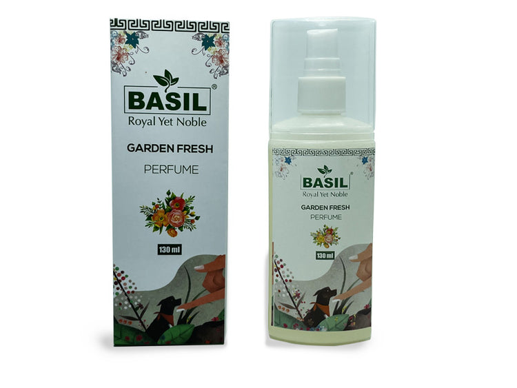Basil Pet Perfume (Antibacterial + Conditioning) Garden Fresh- 130Ml
