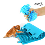 OH MY PET Portable Dog / Pet Paw Cleaner Cup With Soft Silicone Bristles For Quickly Cleaning Pets Muddy Feet – Color May Vary ( Large )