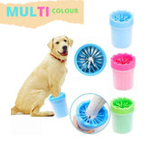 OH MY PET Portable Dog / Pet Paw Cleaner Cup With Soft Silicone Bristles For Quickly Cleaning Pets Muddy Feet – Color May Vary ( Large )