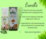 Basil Pet Perfume (Antibacterial + Conditioning) Garden Fresh- 130Ml